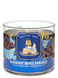 Blueberry Maple Pancakes 3 Wick Candle Bath Body Works Fruity Candle Bath Body Works Candles 3 Wick Candles