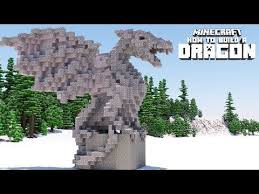 The ender dragon is a gigantic flying hostile boss mob found when first entering the end. Minecraft How To Build A Dragon Statue Minecraft Youtube Minecraft Minecraft Dekorationen