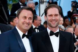 Luxembourg's prime minister xavier bettel married his partner gauthier destenay in 2015. Husband Of Gay Prime Minister Joins Nato Leader S Wives In Group Photo Photos Ynaija