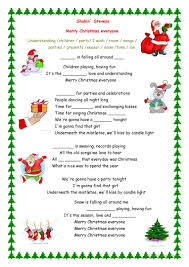 Chordie does not index songs against artists'/composers' will. Merry Christmas Everyone Song English Esl Worksheets For Distance Learning And Physical Classrooms