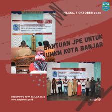 Berikut link umkm 2021 simak cara daftar bantuan umkm online terbaru 2021. Bantuan Jpe Untuk Umkm Kota Banjar