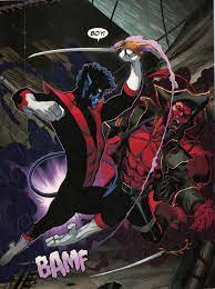Nightcrawler vs. Azazel from Amazing X-Men #5 (2014) | Nightcrawler,  Nightcrawler art, X men