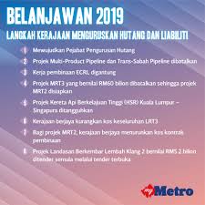 Ini sebagai tanda penghargaan kepada usaha dan dedikasi kesemua penjawat awam semasa melaksanakan tugas yang diamanahkan kepada mereka, katanya dalam pembentangan bajet 2019 di dewan rakyat. Harian Metro Photos Facebook