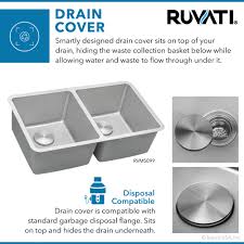 We did not find results for: 31 Inch Undermount Kitchen Sink 50 50 Double Bowl 16 Gauge Stainless Steel Ruvati Usa