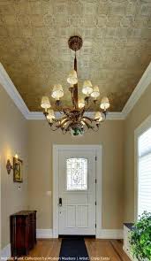 Craig Getty Anaglypta With Champange And Pale Gold Mpc Anaglypta Wallpaper Colored Ceiling Wallpaper Ceiling