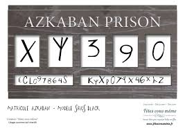 Matricule Prisonnier Azkaban Pour Photo Souvenir Fetes A Theme Harry Potter Avis De Recherche Photo Souvenir