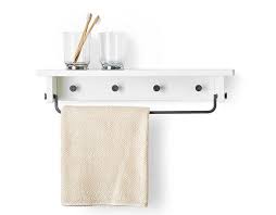 Tapwarehouse.com has been visited by 10k+ users in the past month A White Ikea Shelf With Towel Rail And Pegs For The Bathroom Bathroom Floating Shelves Ikea White Shelves Ikea Bathroom