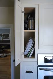 organize tall and skinny kitchen