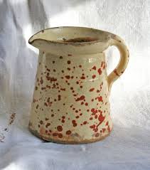 Petit Pichet En Poterie Vernissee Alsace Fin 19eme Ceramics Pottery Alsace