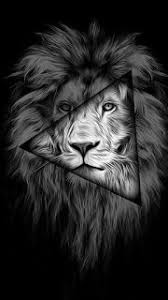 Iphone Wallpaper Black And White Lion 2 Wallpaper Wallpaper4k Wallpaperhd Wallpaperiphone Wallpape Black And White Lion Lion Painting Lion Wallpaper Iphone