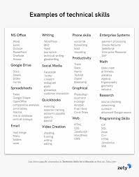 This can be computer skills and other things you're able to do around computing, such as coding. Technical Skills For A Resume List With 30 Examples