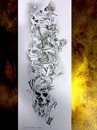 Compo Bras Et Manchette Pour Florian Forearm Sleeve Tattoos Tattoo Design Drawings Arm Sleeve Tattoos