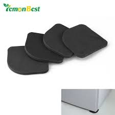 Lemonbest 4pcs Washing Machine Anti Vibration Pad Shock Proof Non Slip Foot Feet Tailorable Mat Refrigerator Floor Protectors Review Floor Protectors
