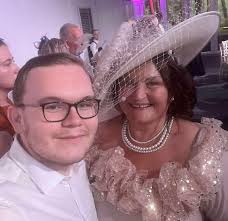 Delighted to share photos from Krystel and Chris's unforgettable wedding!  Dorothy, the Mother of the Bride, shone in her stunning Snoxell and Gywther  fascinator. Heartfelt thanks for letting me share your special