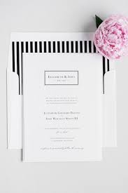 Black And White Wedding Invitation Black White Striped Monogram Wedding Invitations Monogram Wedding Invitations Classic Wedding Invitations Black Wedding Invitations