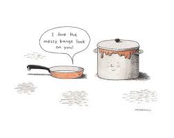Funny Kitchen Art Frying Pan And Pot Kitchen Humor Watercolor And Ink Print Kitchen Wall Art Kitchen Decor Coo Kitchen Humor Kitchen Art Kitchen Wall Art