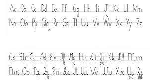 Palmer Cursive Alphabet Chart Alphabet Image And Picture