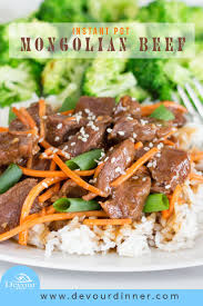 This mongolian beef recipe will be sure to shake up your family's dinner routine. Instant Pot Mongolian Beef Devour Dinner Mongolian Beef Recipe