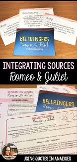 This Lesson Introduces The Idea Of Integrating Sources In Literary Analysis Using The Format Of Introdu Being Used Quotes Shakespeare Lessons Teaching Writing