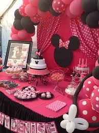 Minnie Mouse Candy Table Minnie Mouse Birthday Party Decorations Minnie Mouse Birthday Party Minnie Mouse First Birthday