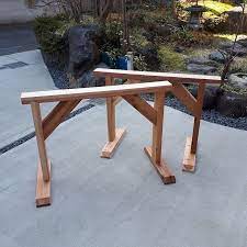 diyに作業台は必要か 馬の作り方で基本スキルを学ぶ diyの棚の簡単な作り方や木材選び 強度を解説 カミヤ先生の家具教室ブロ グ 2021 作業台 ソーホース diy 家具