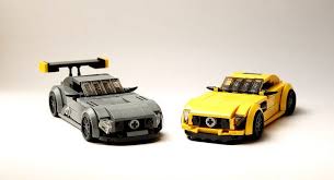 Two Cars Mercedes Amg Gt S Mercedes Amg Gt3 Rgb900 Flickr Lego Cars Lego Lego Truck