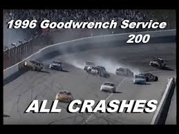 Compiled at year's end, this 70 minute action packed video highlights all the races leading to the nascar winston cup championship with race winner. All Nascar Crashes From The 1996 Goodwrench Service 200 Youtube