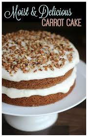 Moist And Delicious Carrot Cake Carrot Cake Ingredients Cake Recipes Carrot Cake Recipe