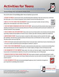 Ten Ideas For Youth To Educate Their Community About Cyberbullying Please remember to share it with your friends if you like. educate their community about cyberbullying