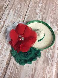 Fiesta Hair Clip Mexican Hat Hair Clip Fiesta There Etsy Handmade Hair Accessories Hat Hairstyles Mexican Hat