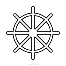 Get color codes and color schemes Ship Wheel Coloring Page Ultra Coloring Pages