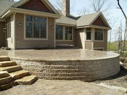 We build natural & manufactured stone walls to create flat usable space to a back yard or to hold back erosion. Retaining Wall Patio Best Choice Landscape