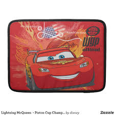 Lightning Mcqueen Piston Cup Champion Sleeve For Macbook Pro Zazzle Com Macbook Sleeve Macbook Air Sleeve Disney Cars Gift