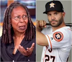 HE'S JUST A BALLPLAYER.” That's what Whoopi Goldberg said — just seconds  before the studio turned into a televised earthquake, and Jose Altuve  responded with a single line that left her frozen
