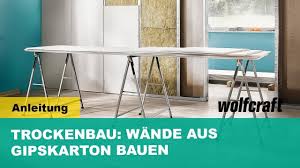 Trockenbau Anleitung Wande Aus Gipskarton Bauen Wolfcraft Es Wird Ein Neues Zimmer Benotigt Fur Ein Home Office Trockenbau Zwischenwand Trockenbau Anleitung