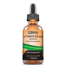 Both vitamin d and vitamin k contribute to bone density. Max Absorption Vitamin D3 K2 Mk 7 Sublingual Liquid Drops With Mct Oil Walmart Com Walmart Com