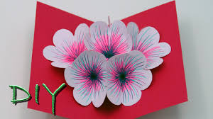 Видео einfach eine 3d karte basteln канала kleine göhre design. Basteln Mit Papier Pop Up Karten Selber Basteln Diy Youtube