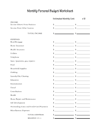 Free Printable Monthly Budget Worksheet Monthly Personal Budget Worksheet Monthly Pe Printable Budget Worksheet Budgeting Worksheets Monthly Budget Worksheet