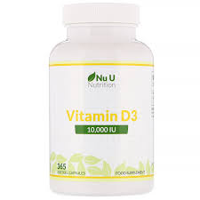 Whole food multivitamin with 20+ minerals and vitamins that are sourced from real food. Nu U Nutrition Vitamin D3 10 000 Iu 365 Softgel Capsules Iherb