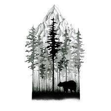 Resultado De Imagen Para Forest Tattoo Drawing Tree Silhouette Tattoo Tree Sleeve Tattoo Forest Tattoos