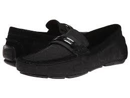 Black And White Loafers Mens Calvin Klein Merek Calvin Klein Men Calvin Klein Loafers