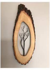 Best Selling Art Tree Of Life Rustic Wall Art Live Edge Wall Art Metal Wall Art Metal Sculpture Aniversary W Wood Log Crafts Wood Slice Crafts Rustic Wall Art
