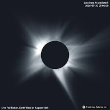 El IAC y el grupo Predictive Science Inc de California, predicen la corona solar que se verá durante el eclipse del 12 de agosto usando el Superordenador de La Palma