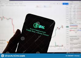 Bw Com Cryptocurrency Exchange Logo Editorial Photography