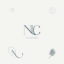 Logo Design Concepts For Nic Interiors Elizadesignsthings On Instagram Elizabarrett Com Bran Logo Design Logo Inspiration Branding Logo Design Typography
