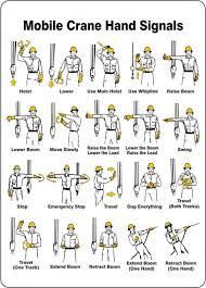 crane hand signals osha crane signals health safety