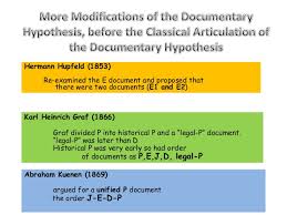 Documentary Hypothesis Jedp