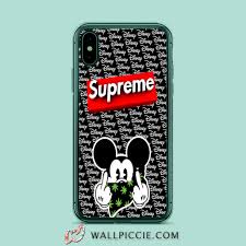 Homecute mickey mouse phone case. Disney Mickey Mouse Supreme Iphone Xr Case Custom Phone Cases