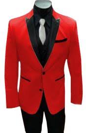 So many people loved that jacket i wore it to a wedding and everyone kept asking me where did i get this jacket. Mens Black And Red Tuxedo Dark Red Tuxedo For Men