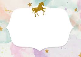 Unicorn Birthday Invitation Card Template Free Free Whimsical Pastel Unicorn Birthday Invitation Templates Drevio Unicorn Invitations Unicorn Birthday Cards Unicorn Invitations Diy